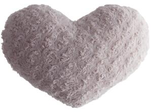 Декоративна възглавница atmosphera Heart, Букле, 28x36 cm - Розов