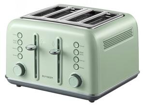 Тостер BUYDEEM DT640 Cozy Greenish, 7 степени, функция за размразяване и претопляне, тава за трохи, 1800W
