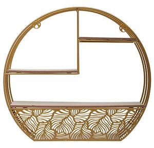 Рафт за стена atmosphera Mirna, MDF, 39 cm - Черен