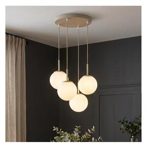 Brilagi - Полилей на кабел MILO ECRU 4xE27/60W/230V бежов/златист