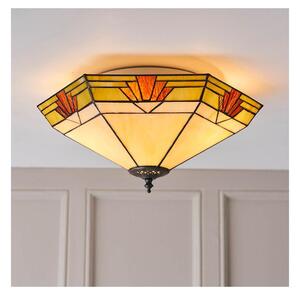 Endon 64284 - Плафон Tiffany NEVADA 2xE27/60W/230V, Ø 40 см