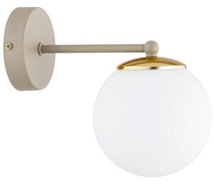 Brilagi - Стенна лампа MILO ECRU 1xE27/60W/230V бежова/златна
