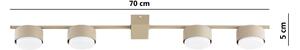 Brilagi - LED точково осветително тяло MONO 4xGX53/12W/230V бежово