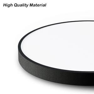 Immax NEO 07314L-LED Димируемо таванно осветително тяло SEMPLICI 128W/230V Ø100 cm Wi‑Fi Tuya черно + дистанционно управление
