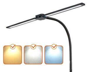 Димируема LED подова лампа TEILO LED/14W/230V 3000/4000/6000K черна
