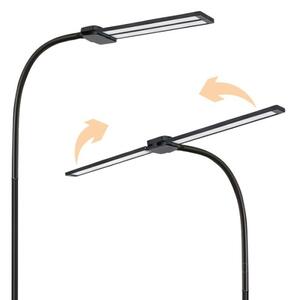 Димируема LED подова лампа TEILO LED/14W/230V 3000/4000/6000K черна