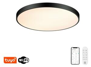 Immax NEO 07313L-LED Димируем таванен LED плафон SEMPLICI 96W/230V pr.80 cm Wi-Fi Tuya черен+дистанционно