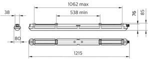 Philips - LED техническо осветително тяло CORELINE LED/25W/230V 120 cm IP66