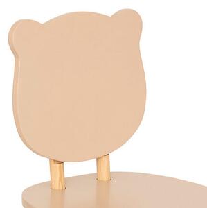 Детски стол atmosphera Douceur Organic Bear, MDF, Кафяв