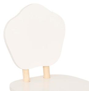 Детски стол atmosphera Douceur Organic, MDF, Бял