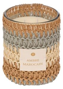 Ароматна свещ atmosphera Zaya, Scented, Amber Стъкло & Natural Fibers, 470 g