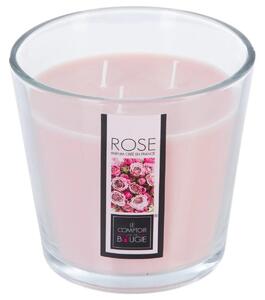 Ароматна свещ atmosphera Nina, Стъкло, 500 g - Rose