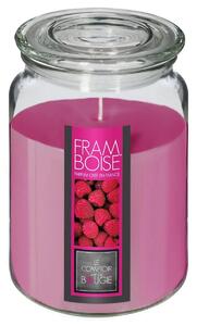 Ароматна свещ atmosphera Nina, Стъкло с капак, 510 g - Raspberry