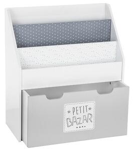 Детска библиотека atmosphera Bazar, MDF, 70 cm - Сив