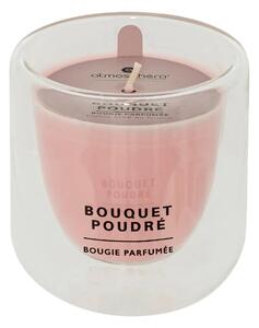 Ароматна свещ atmosphera Ilan, Стъкло, 130 g - Powder Bouquet