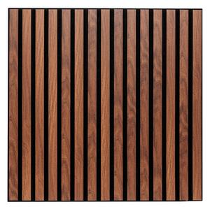 Акустичен декоративен стенен панел atmosphera Colva, MDF, 60x60 cm - Тъмно дърво