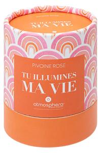 Ароматна свещ atmosphera Jomy, Стъкло, 200 g - Peony