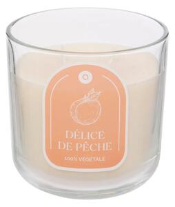 Ароматна свещ atmosphera Floa, Стъкло, 350 g - Peach
