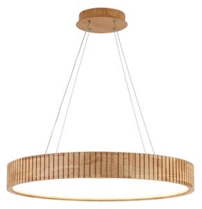 Brilagi - LED полилей на кабел FALCON WOOD MODERN, LED 40W/230V, Ø 60 см, дървен