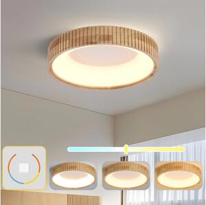 Brilagi - LED таванно осветително тяло FALCON WOOD MODERN LED/30W/230V Ø 45 см дърво