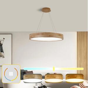 Brilagi - LED полилей на кабел FALCON WOOD LED/40W/230V 3000/4000/6000K 60 см дърво