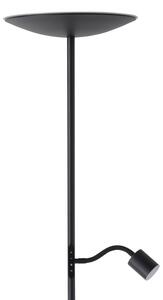Eglo 901977 - Димируема LED подова лампа CONIVARINO LED/26,5W/230V +LED/4W черна