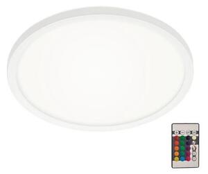 Briloner 7092-416 - RGBW Димируем плафон SLIM LED/15W/230V + д.у