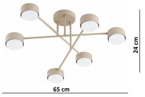 Brilagi - LED полилей за повърхностен монтаж MONO 6xGX53/12W/230V бежов