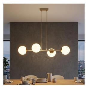 Brilagi - Полилей на кабел MILO ECRU 4xE27/60W/230V бежово/златно
