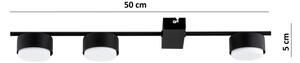 Brilagi - LED точково осветително тяло MONO 3xGX53/12W/230V черно