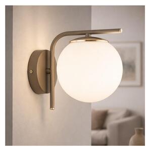 Brilagi - Стенна лампа MILO ECRU 1xE27/60W/230V бежова/златна