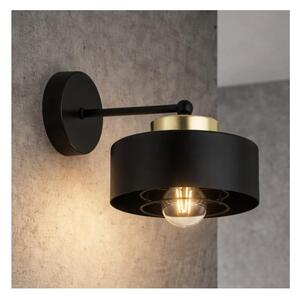 Brilagi - Стенна лампа SPRING 1xE27/60W/230V черна/златна