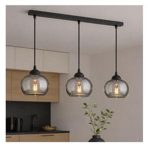 Brilagi - Полилей на кабел DIOR 3xE27/60W/230V черно/димчато сиво