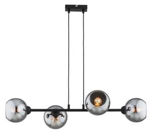 Brilagi - Полилей на кабел DIOR 4xE27/60W/230V черен/димно сив