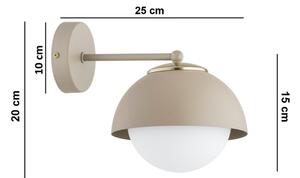 Brilagi - Стенна лампа COSMO 1xE27/60W/230V бежова/златиста