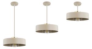 Brilagi - Полилей на кабел SPRING 1xE27/60W/230V pr. 30 cm бежово/златно