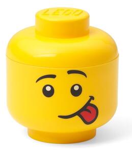 Жълта кутия за съхранение Silly, ø 10,6 cm - LEGO®