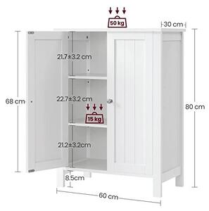 Конзола за съхранение Vasagle, BCB60W