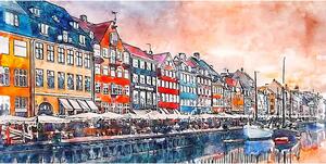 Картина 80x40 cm Copenhagen - Fedkolor