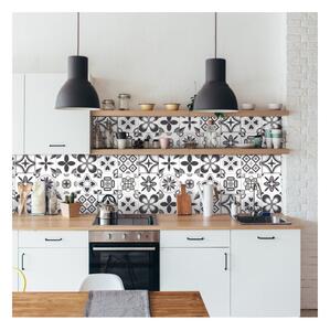 Комплект от 24 стикера за стена Стикери за стена Cement Tiles Azulejos , 15 x 15 cm Erico - Ambiance