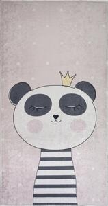 Светлорозов детски килим 80x150 cm Princess Panda – Vitaus