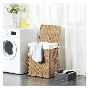 Кош за пране, Songmics, 90 L, LCB51NL, Натурален