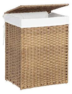 Кош за пране, Songmics, 90 L, LCB51NL, Натурален