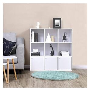 Библиотека Vasagle с 6 куба в бяло, LBC33WT, 97 x 97 x 29 см