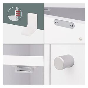 Библиотека Vasagle с 6 куба в бяло, LBC33WT, 97 x 97 x 29 см