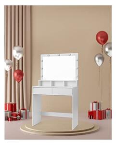 Тоалетна маса, Васагле, 9 светлини, Бял, RDT120T10, 40 x 80 x 140 см