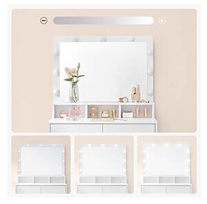 Тоалетна маса, Васагле, 9 светлини, Бял, RDT120T10, 40 x 80 x 140 см