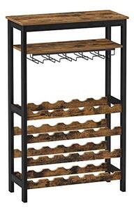 Шкаф за вино, Songmics, KWR028B01, 24 бутилки, 30 x 66 x 100 см