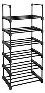 Шкаф за обувки, Songmics, Черен, LSA23BK, 45 x 30 x 106 см