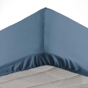 Син еластичен чаршаф от микрофибър 140x190 cm Oscar – douceur d'intérieur